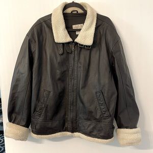 Classic Paradox Leather Bomber Jacket